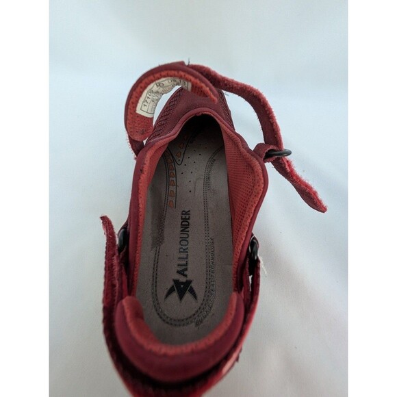 Allrounder by Mephisto Mary Jane Shoes Women's Red Comfort Active Shock Sz 8.5 - Picture 6 of 10